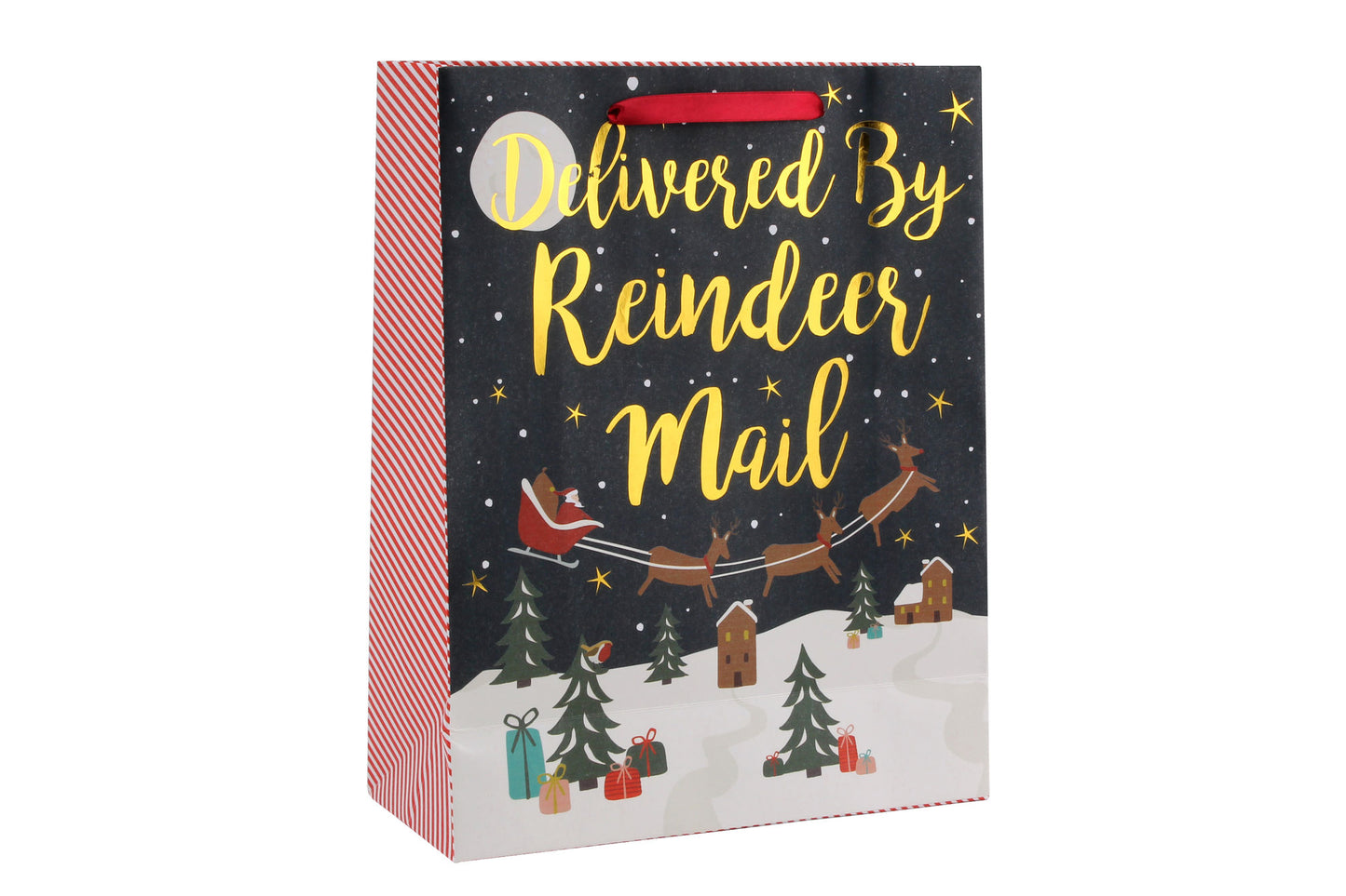 Delivered By Reindeer Mail Large Gift Bag