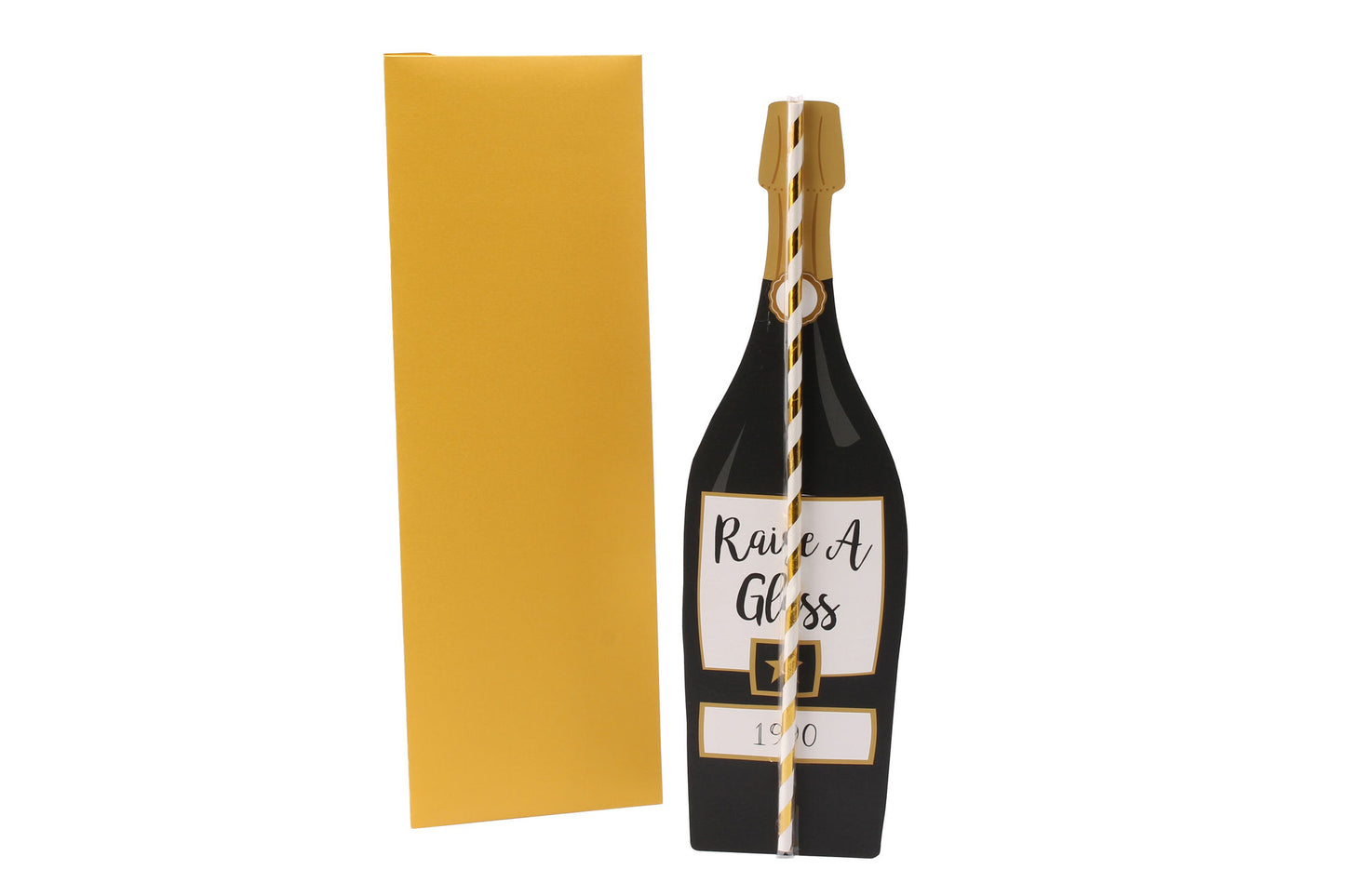 Pop Flizz Clink 'Raise A Glass...' Oversized Straw