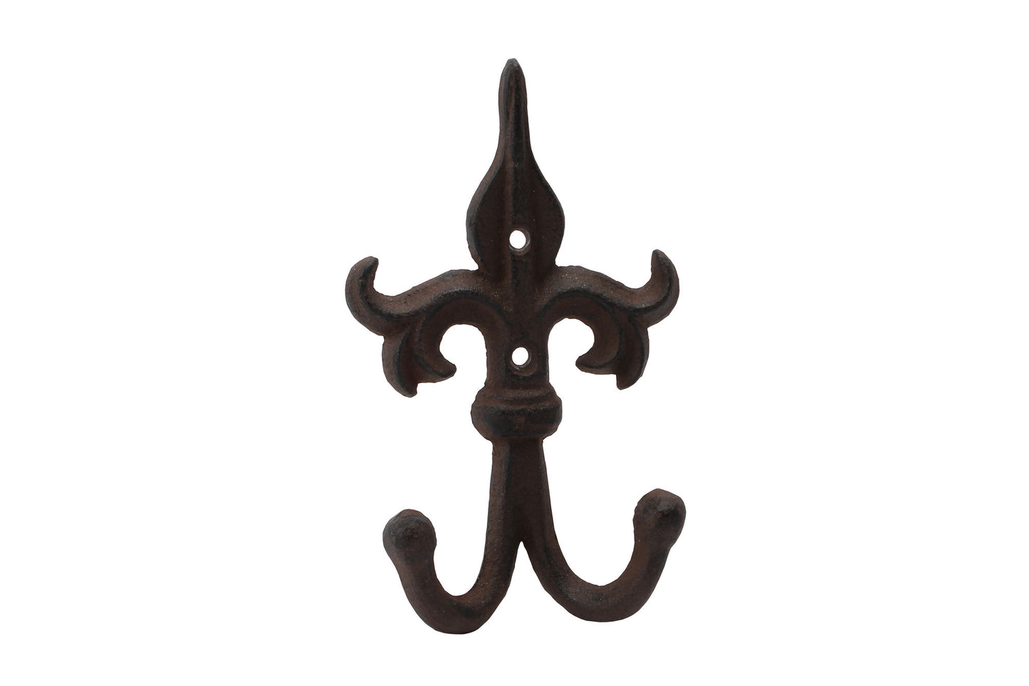 Large Traditional 2 Pronged Cast Iron Hook