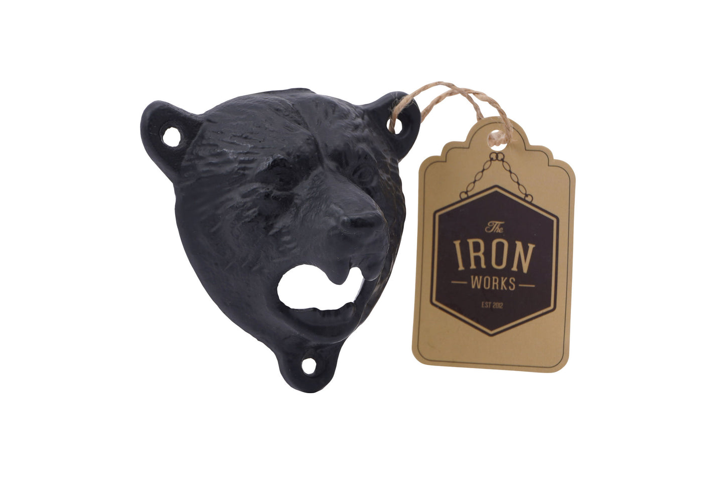 Bear Head Cast Iron Bottle Opener