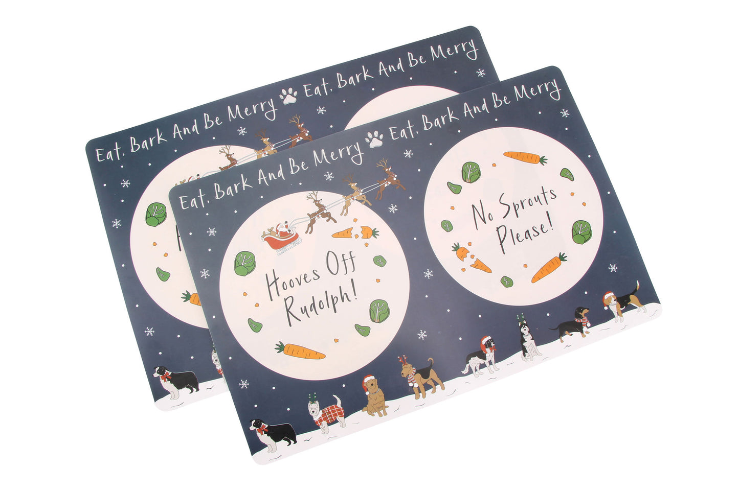 PFT Eat, Bark And Be Merry Dog Placemats