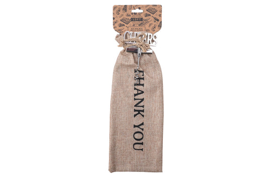 Loft 'Thank You' Bag and Bottle Opener Gift Set