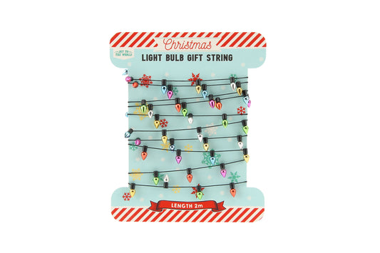 Christmas Light Bulb Decoration Gift String | 2m Long