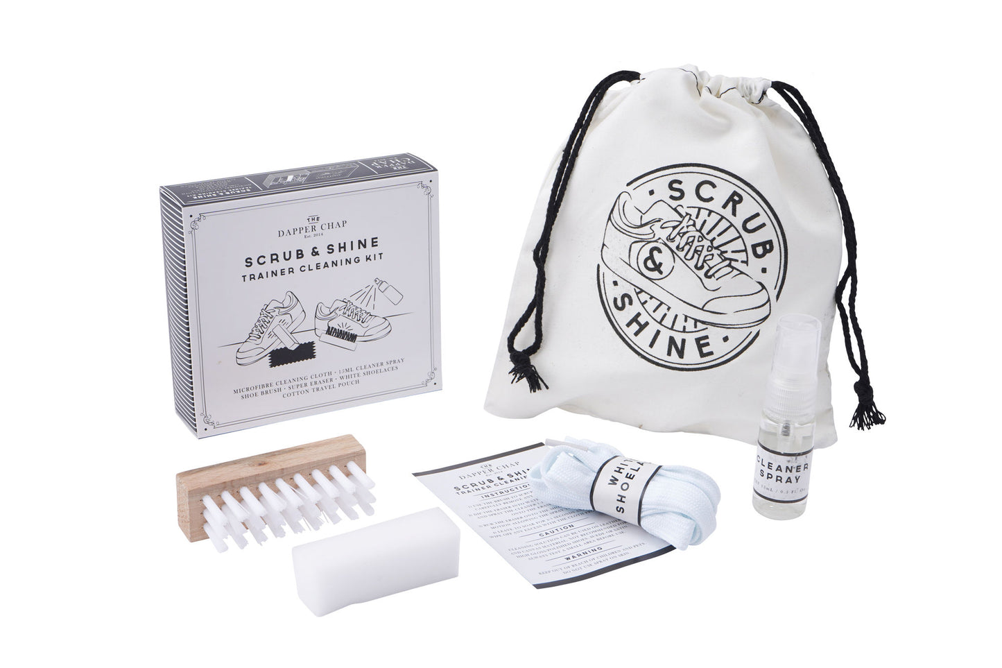 Dapper Chap Scrub & Shine Trainer Cleaning Kit