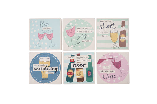 Stock Only - GB04565 - Happy Hour Coasters