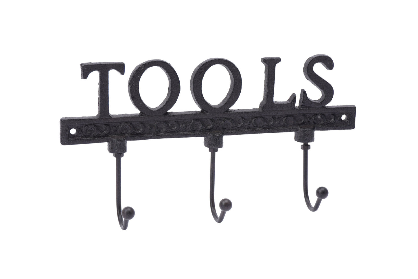 Cast Iron 'Tools' Triple Wall Hook