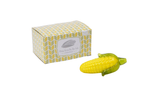Artisan Glass Corn On The Cob In Gift Box • Decoration • Ornament • Collectable • Gift For Home • Home Decor