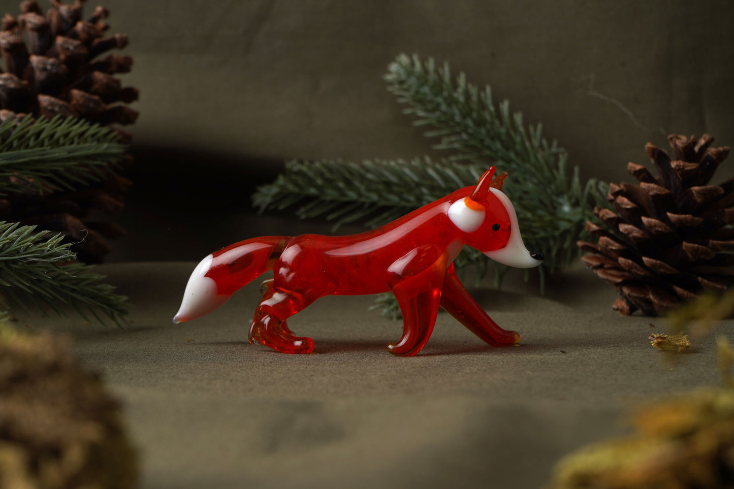 Artisan Glass Glass Fox