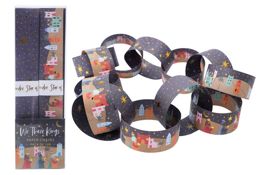 Christmas We Three Kings Pack of 100 Paper Chains