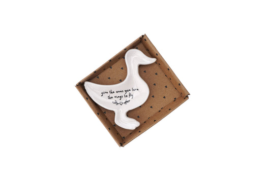 Send With Love Duck Ring Dish