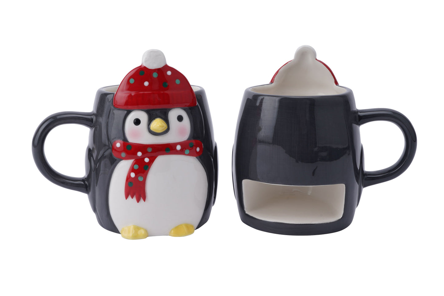 Joy To The World Penguin Snack Mug