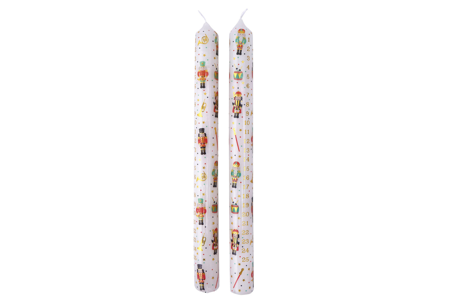 Christmas The Nutcracker Pack of 2 Advent Candles