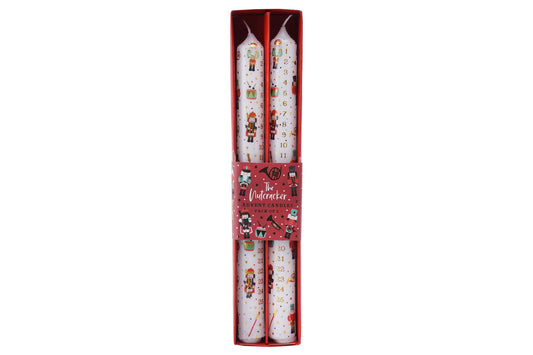 Christmas The Nutcracker Pack of 2 Advent Candles