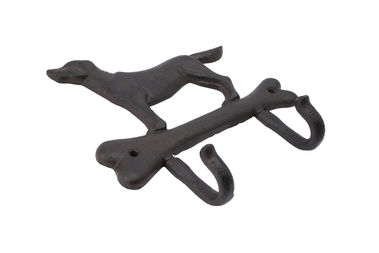 Cast Iron Dog Double Wall Hook