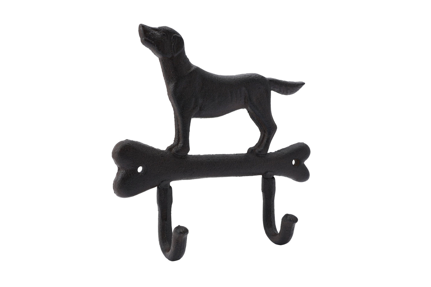 Cast Iron Dog Double Wall Hook