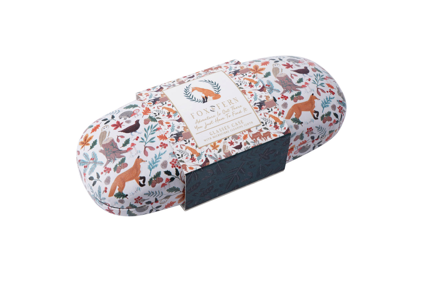 Fox & Fern Glasses Case and Cleaning Cloth