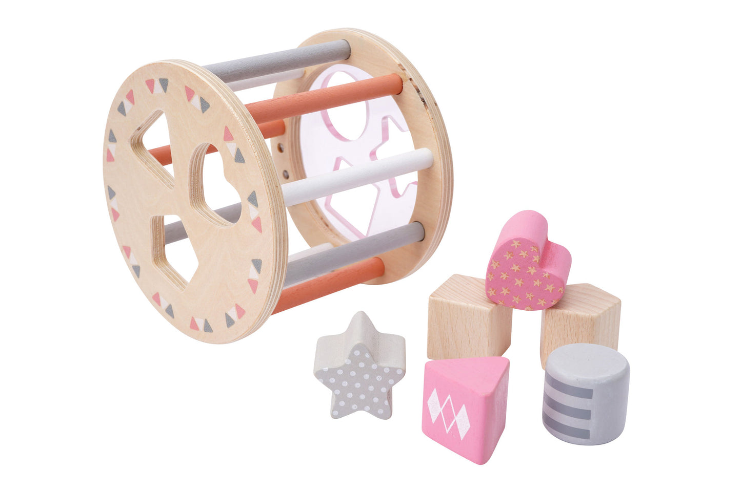 Little Tribe Pink Roly Poly Shape Sorter