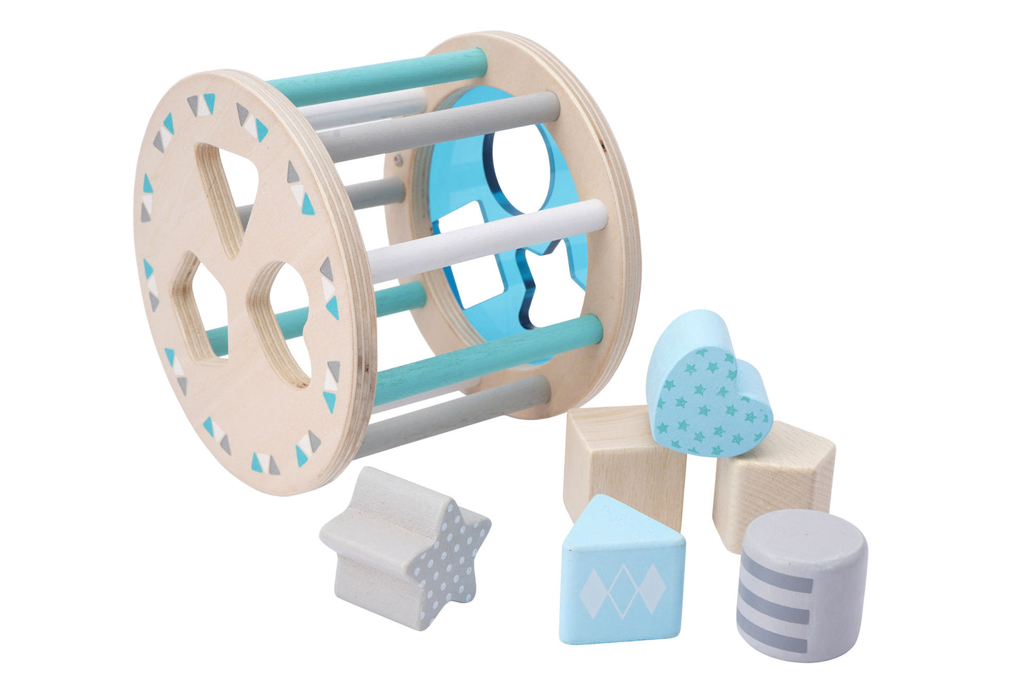 Little Tribe Blue Roly Poly Shape Sorter