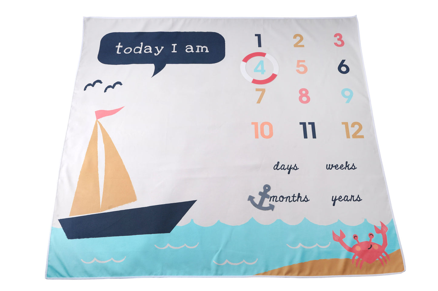 Little Tribe Seaside Milestone Mat