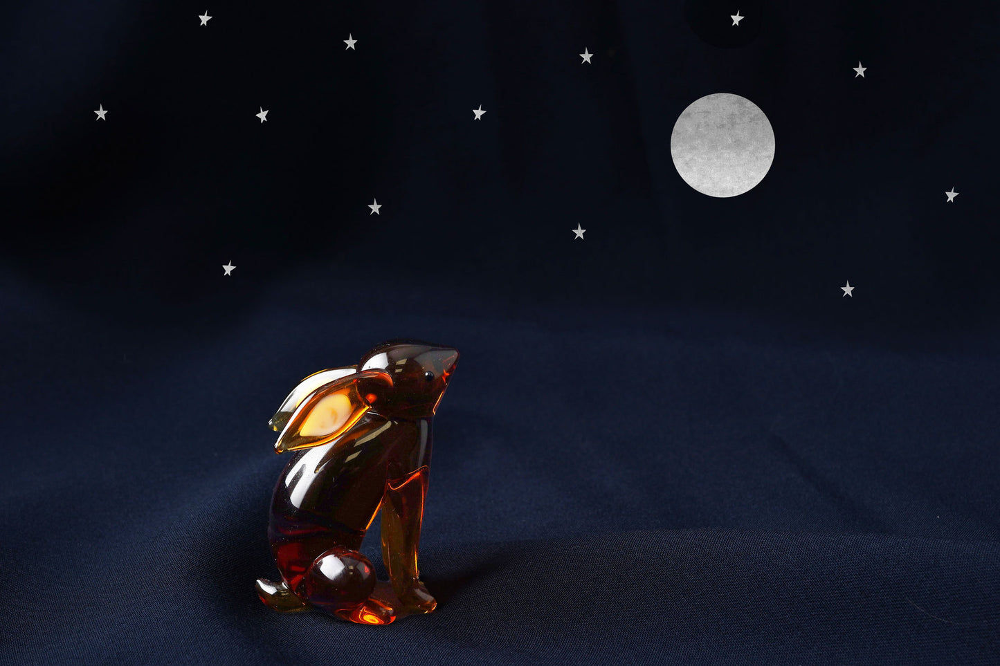 Glass Stargazing Hare