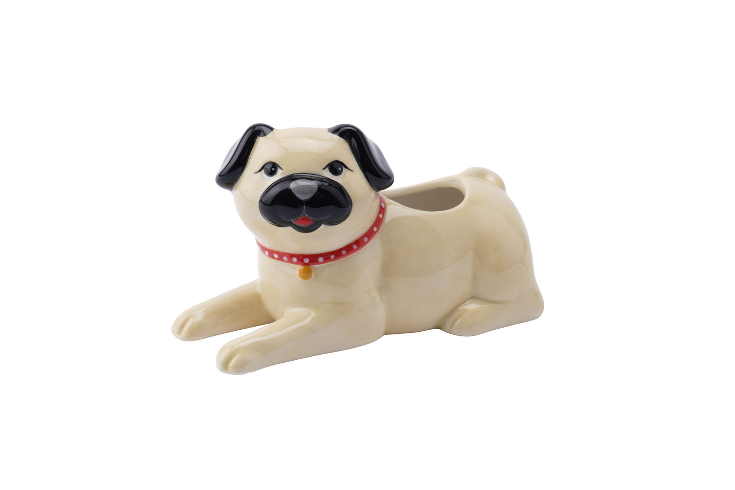 Floral Prints Pug Mini Planter