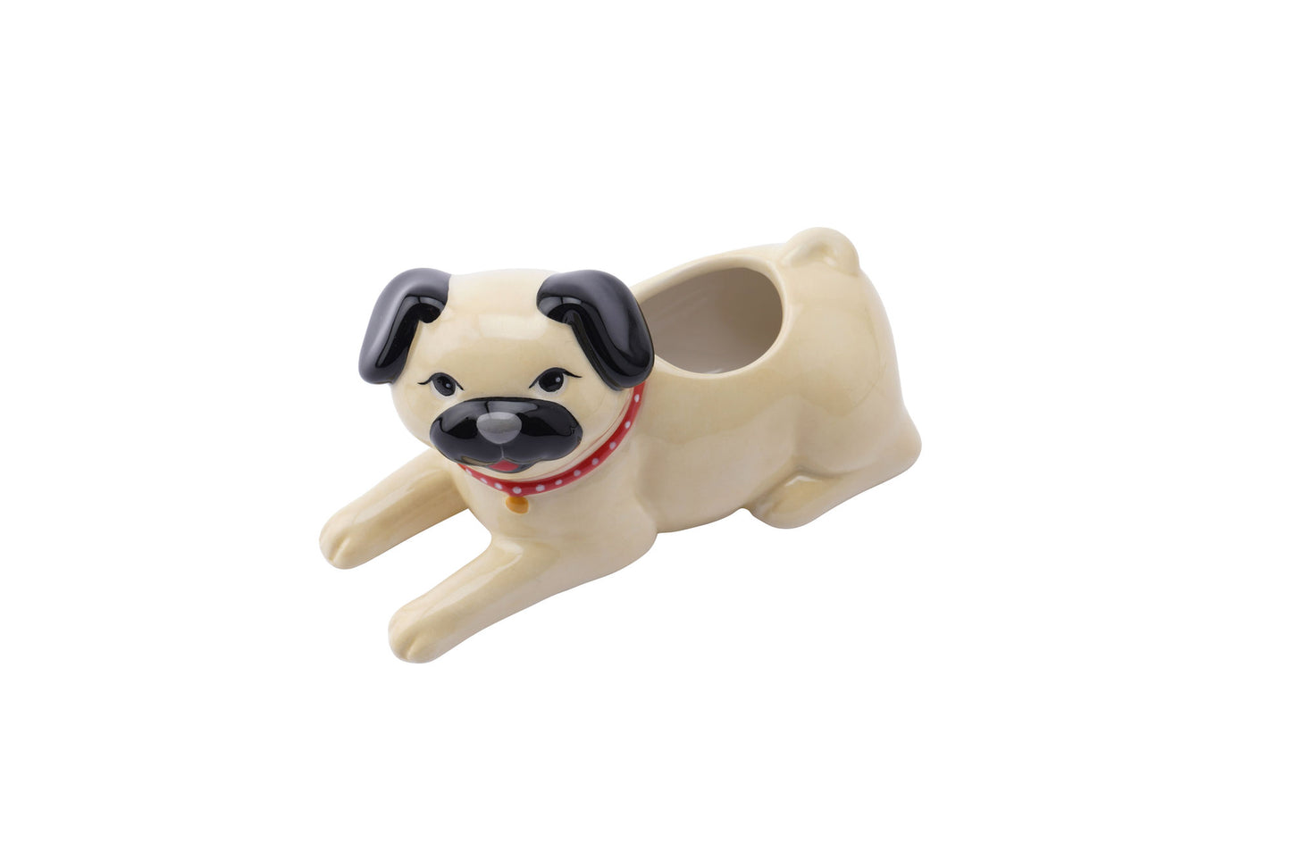 Floral Prints Pug Mini Planter