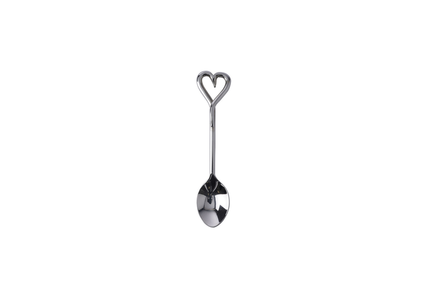 Twisted Heart Teaspoon in Organza Bag