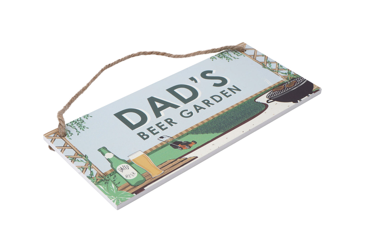 The Potting Shed 'Dad's Beer Garden' Hanging Sign