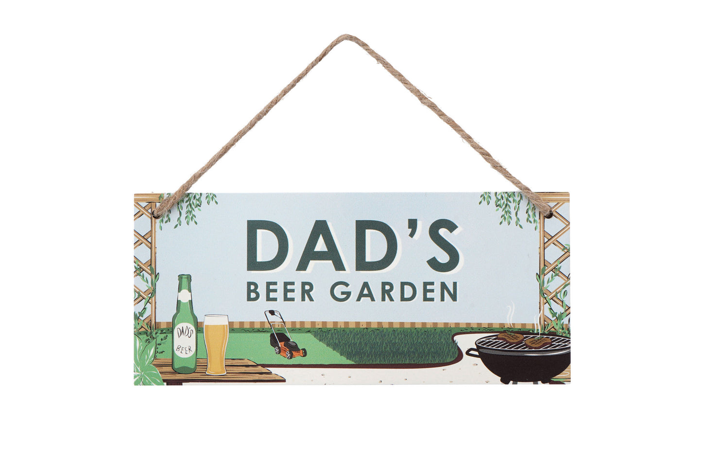 The Potting Shed 'Dad's Beer Garden' Hanging Sign