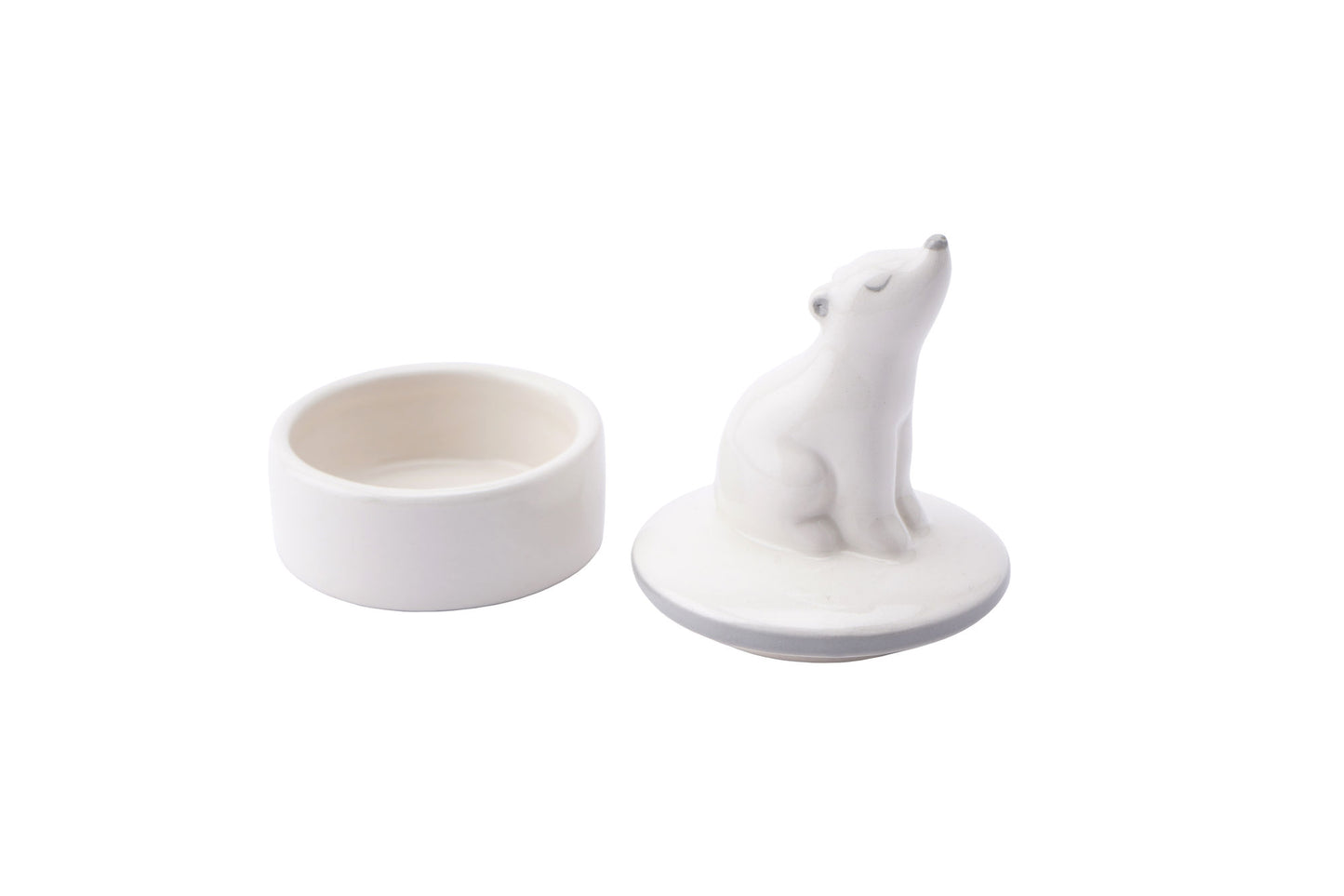 Send With Love Ceramic Bear Trinket Pot