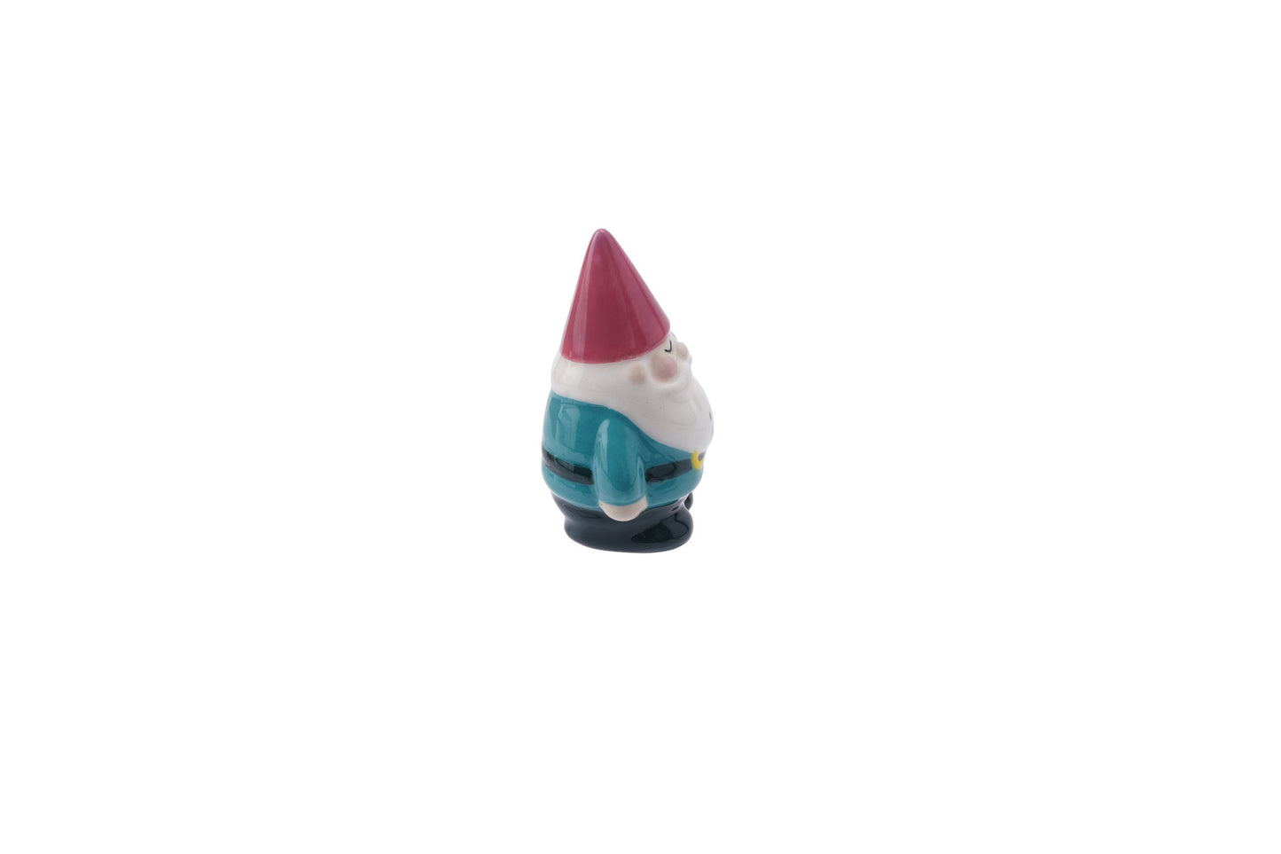 Live Happy Lucky Gnome Ceramic Charm