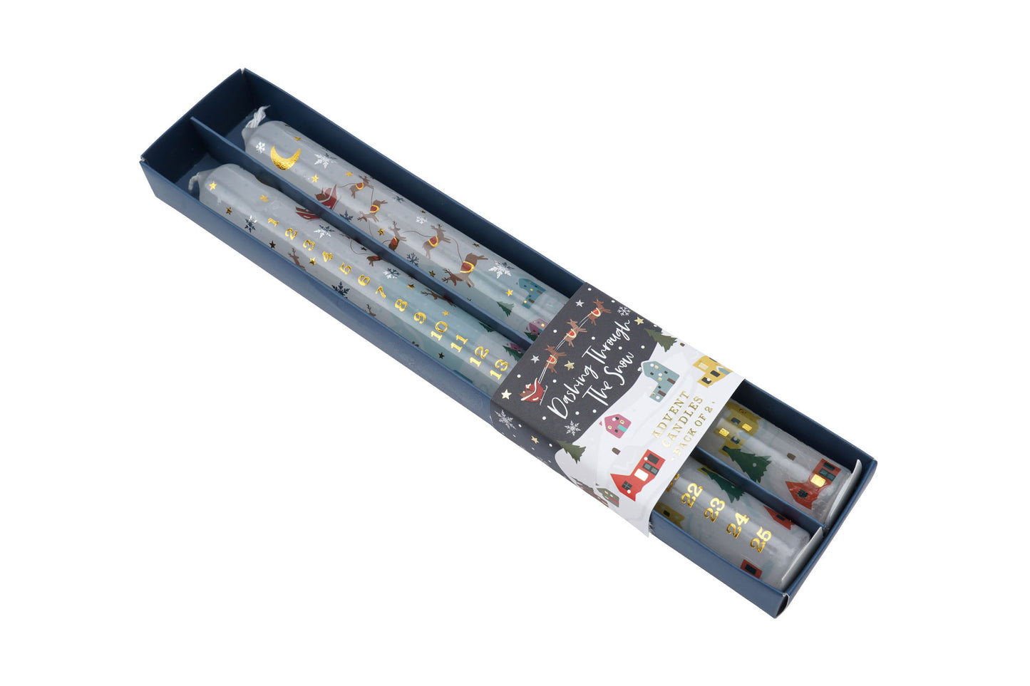 Christmas Dashing Through... PK2 Advent Candles