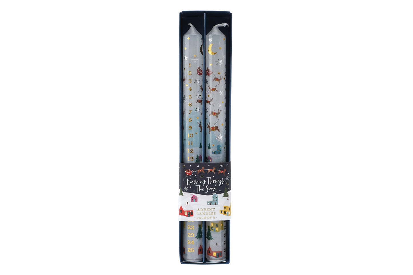 Christmas Dashing Through... PK2 Advent Candles