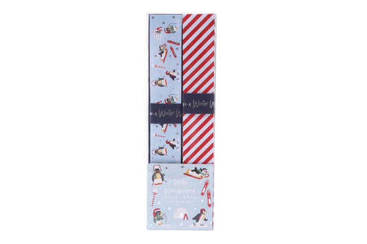 Winter Wonderland Pack of 100 Paper Chains | Length: 5m| Red White | Christmas Decoration | Gift For Home & Christmas