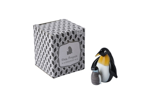 Artisan Glass Penguin Figurine