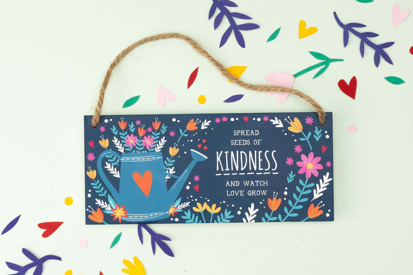 Live Happy 'Spread Seeds Of Kindness' Wooden Sign