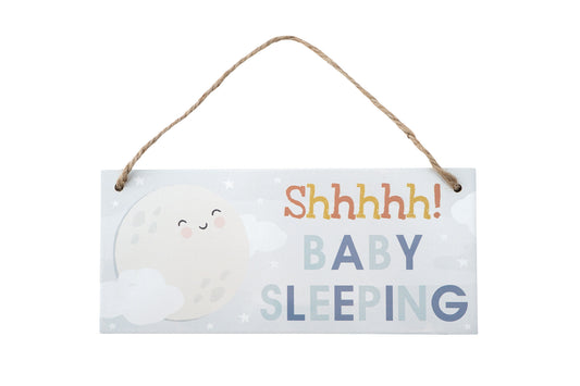 Little Tribe 'Baby Is Sleeping' Hanging Sign