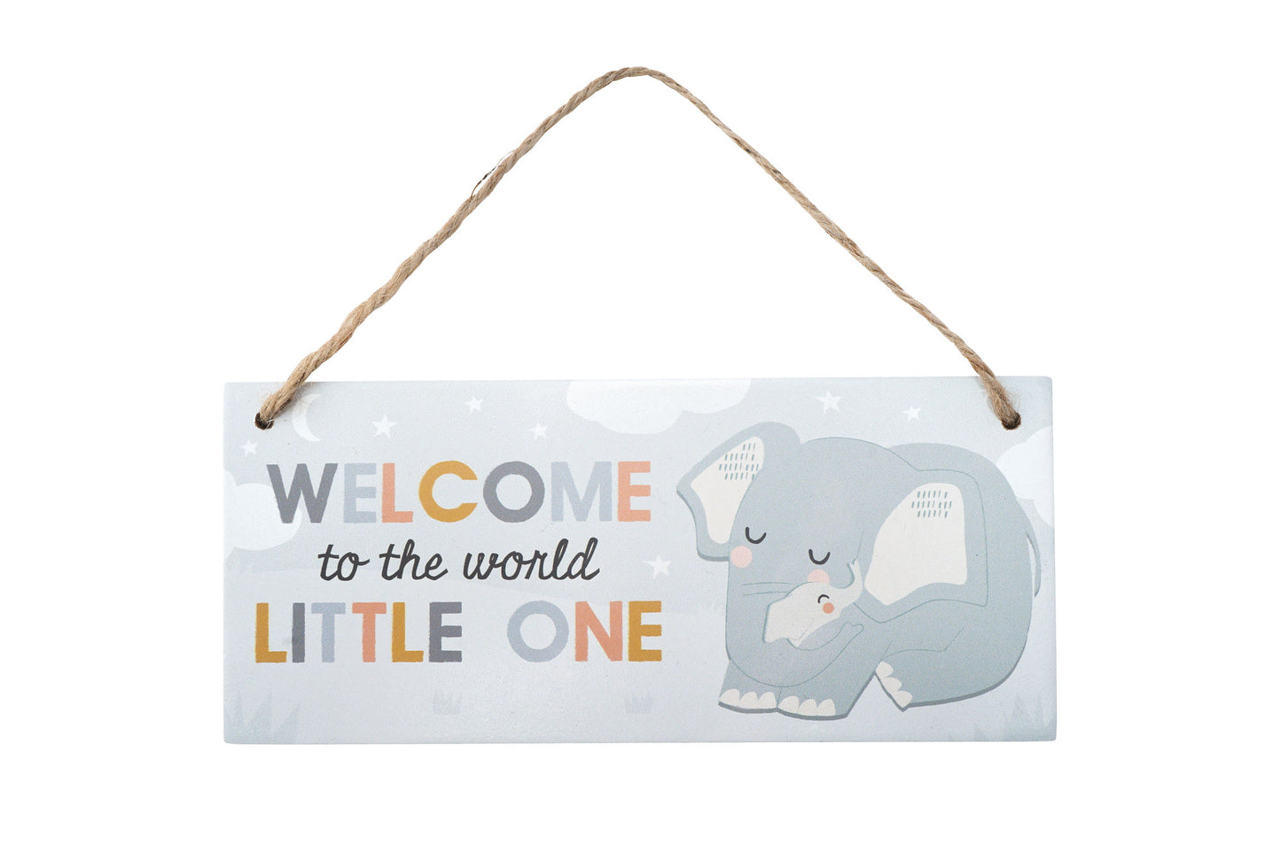 Little Tribe 'Welcome Little One' Hanging Sign