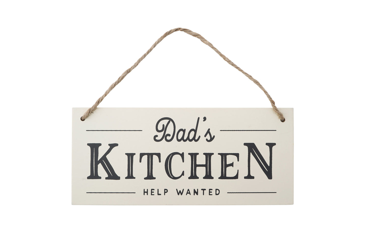 Loft 'Dad's Kitchen' Wooden Sign