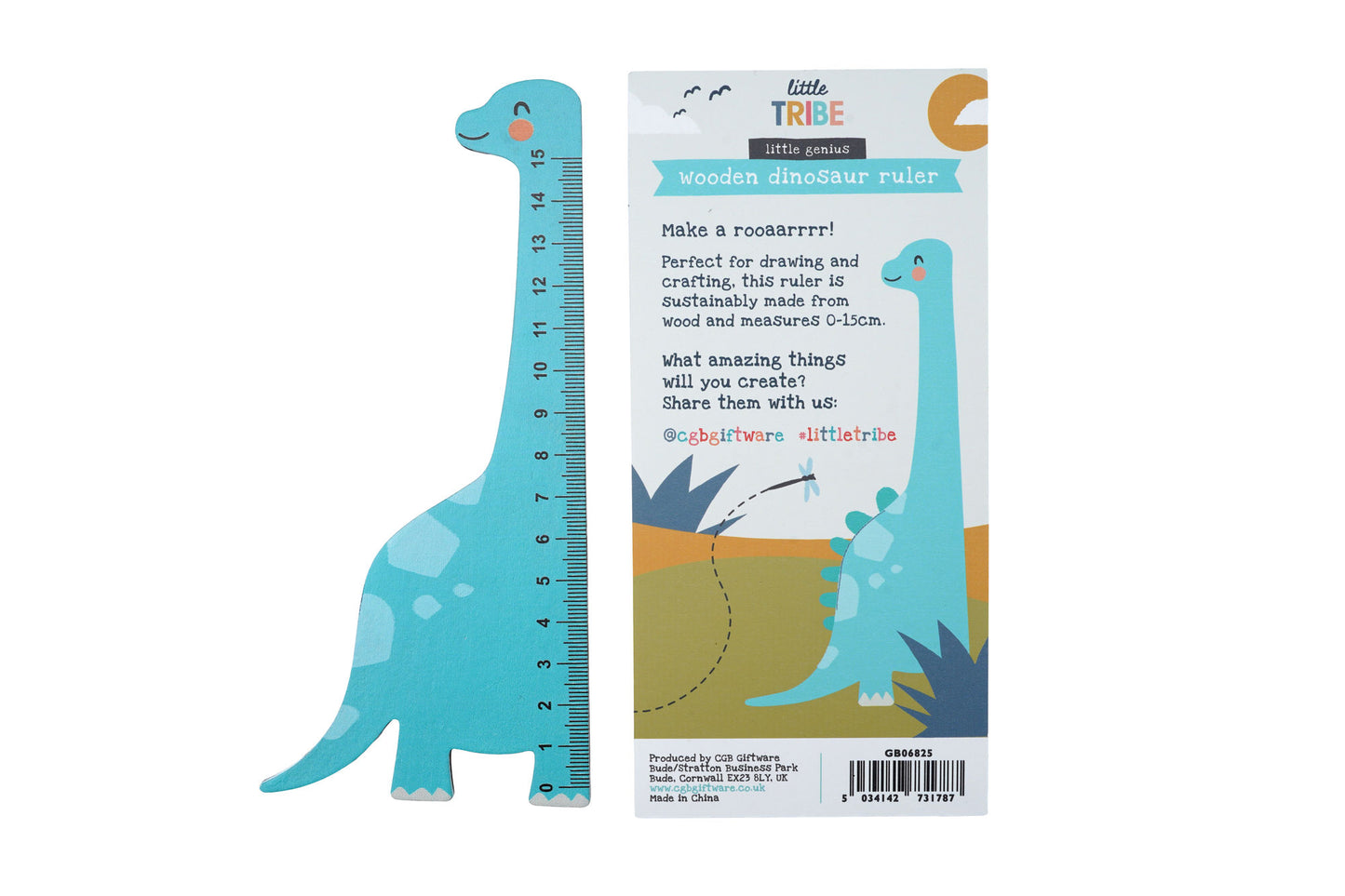 Little Tribe Wooden Dinosaur Ruler