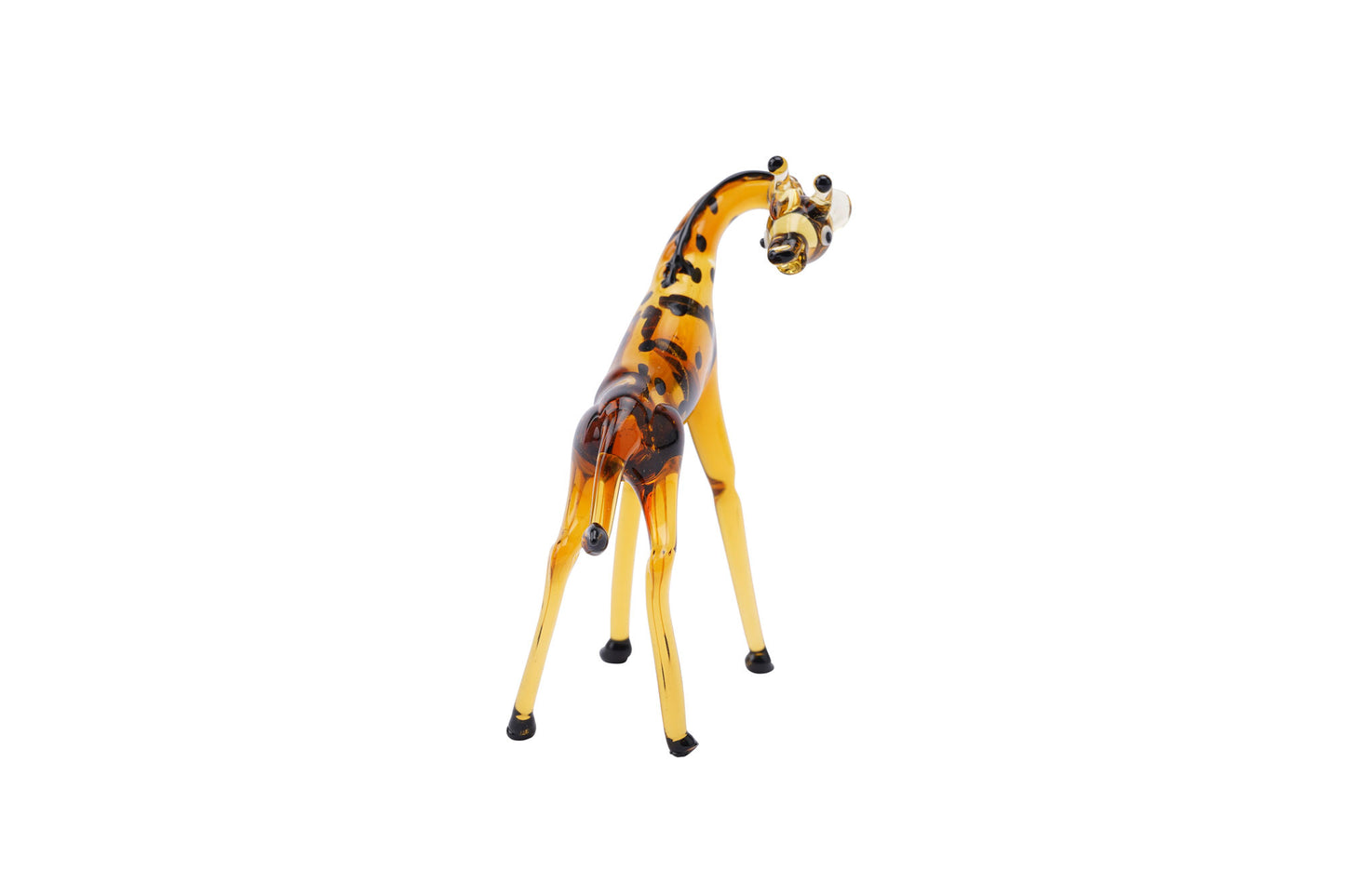 Artisan Glass Giraffe Figurine