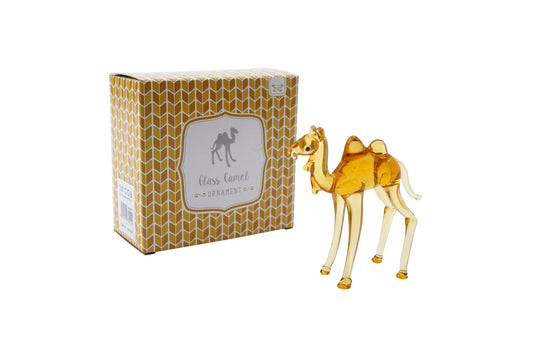 Artisan Glass Camel Figurine