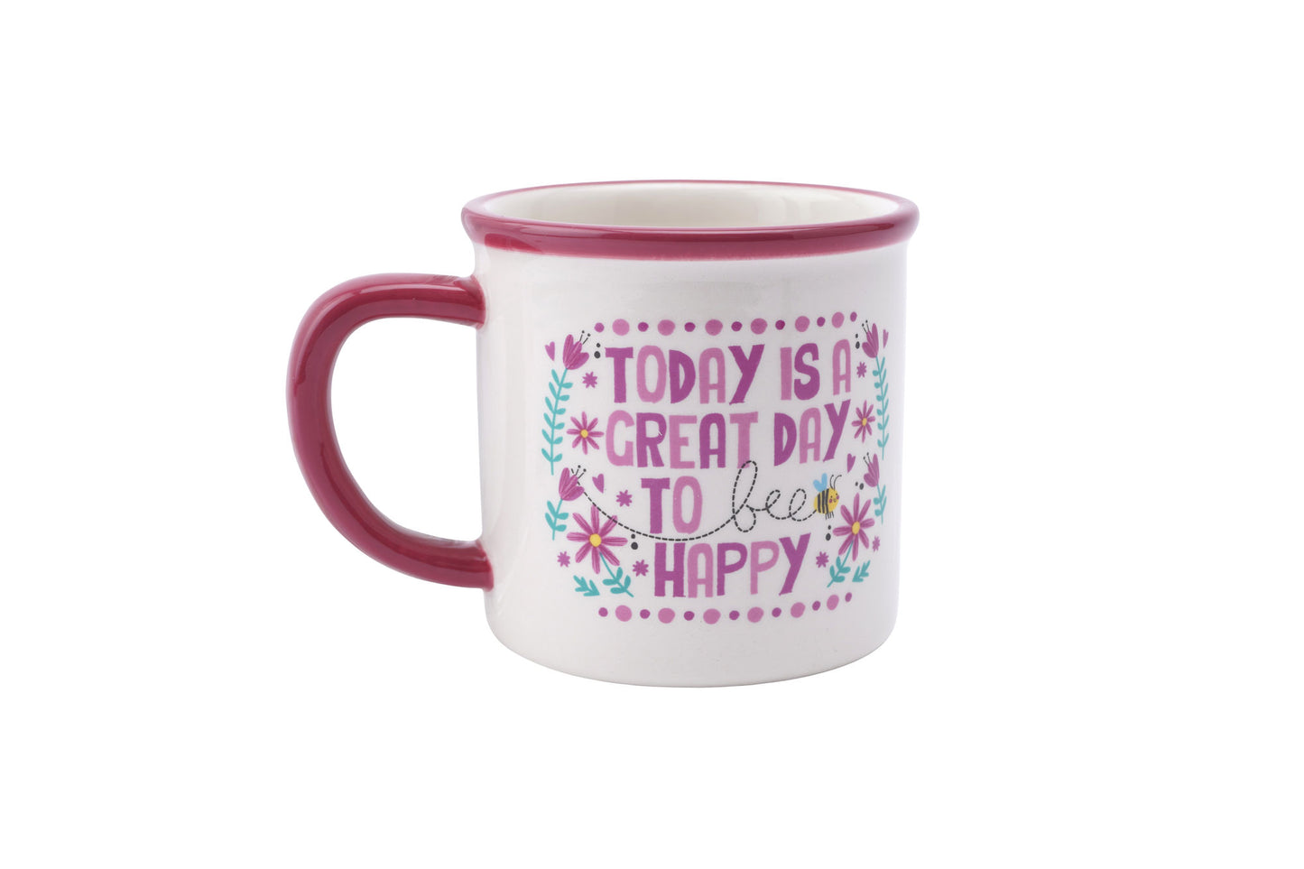 Live Happy 'Today Is A Great Day..' Stoneware Mug