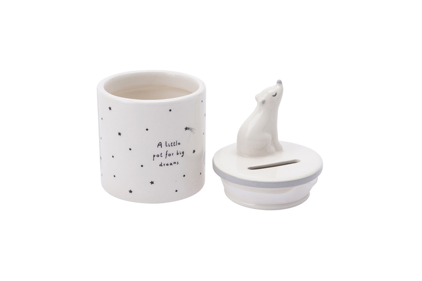 Send With Love Ceramic Bear Money Pot