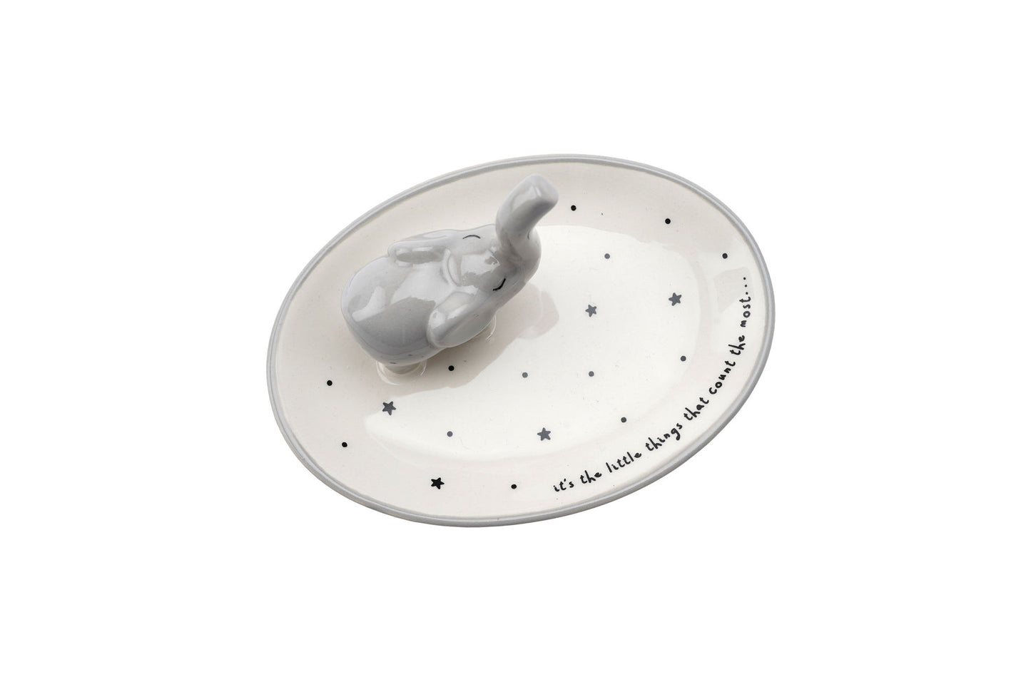 Send With Love Elephant Ring Holder Trinket Dish