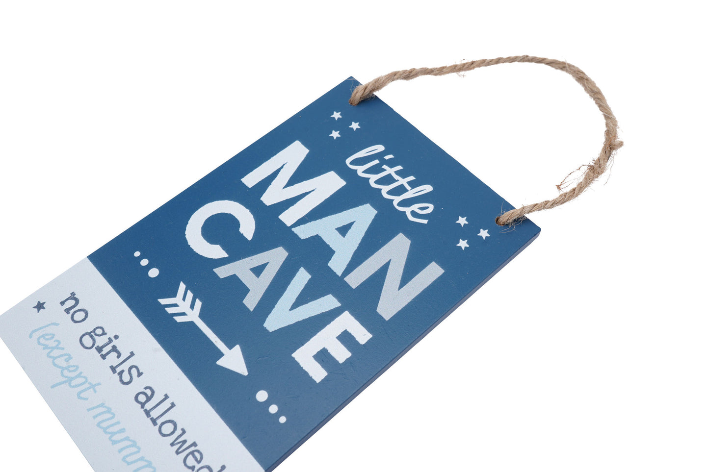 Little Tribe 'Little Man Cave' Hanging Sign