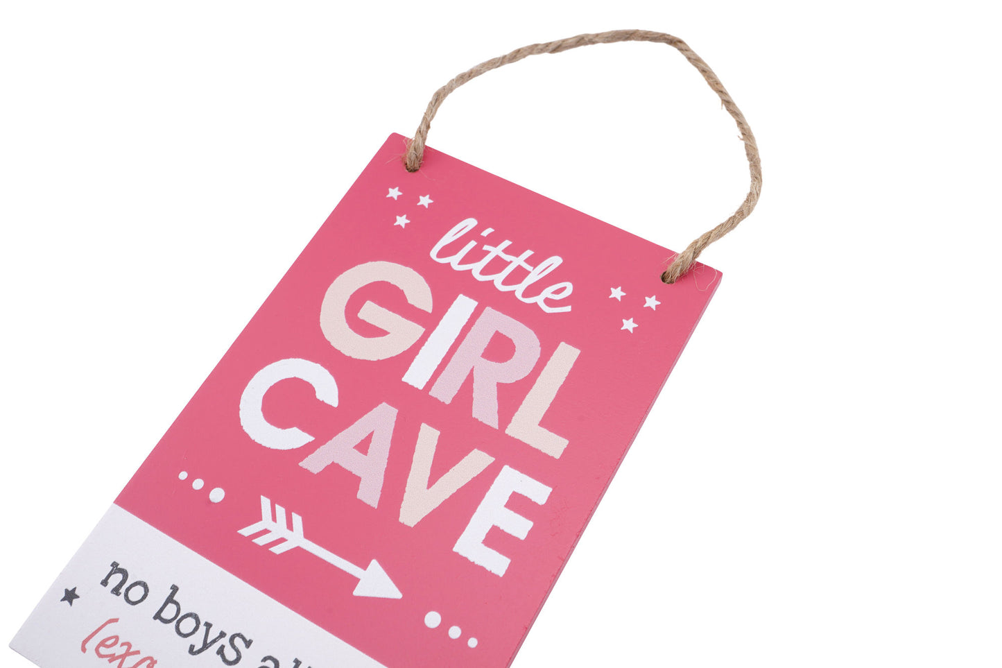 Little Tribe 'Little Girl Cave' Hanging Sign