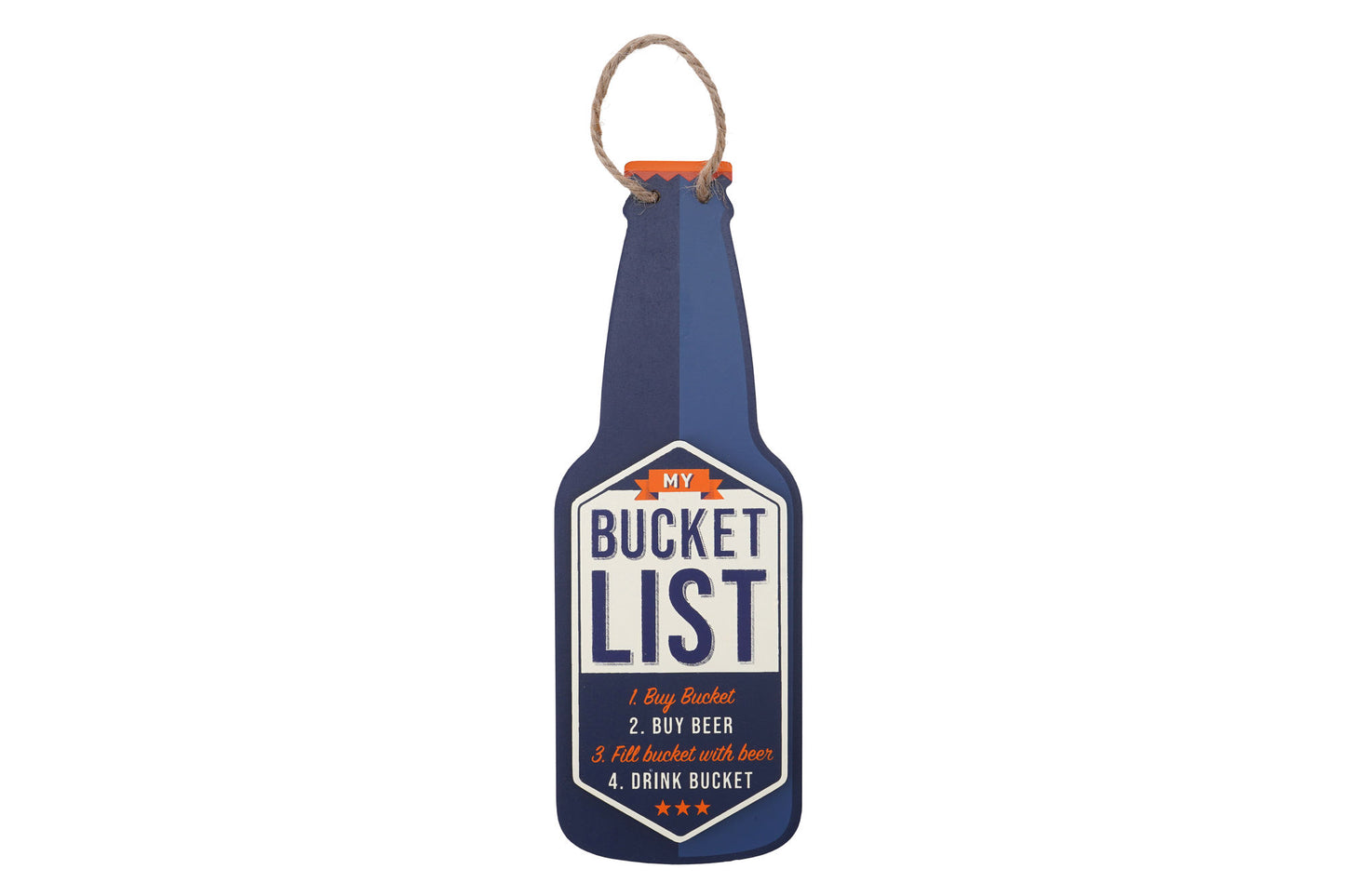 Loft 'My Bucket List - Beer' Hanging Sign