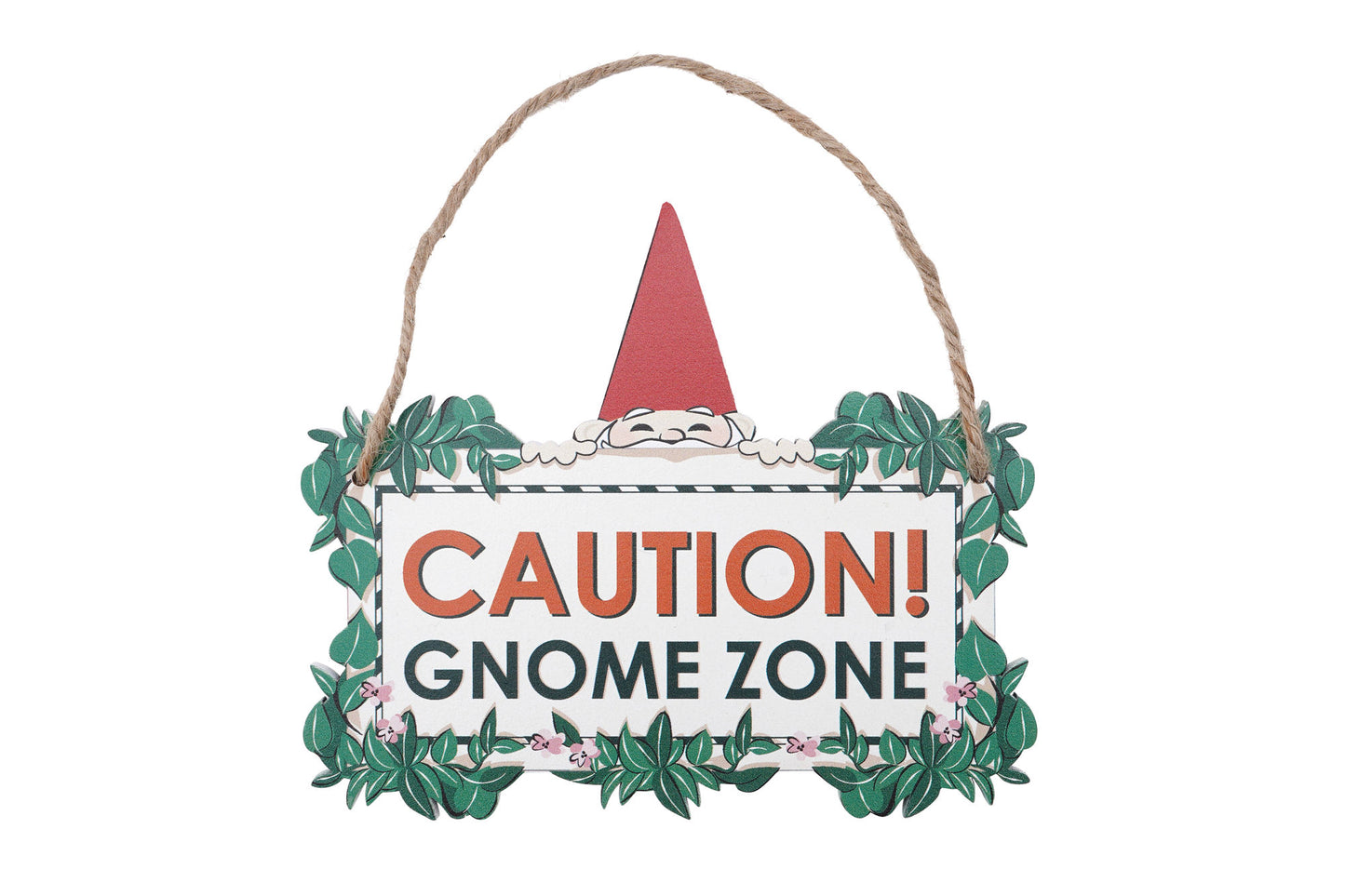 The Potting Shed 'Gnome Zone' Hanging Sign