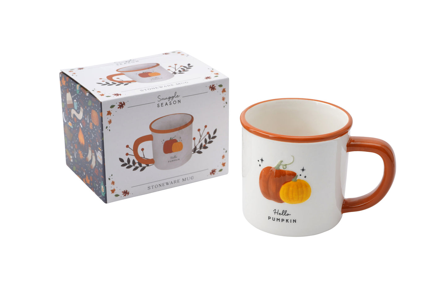 Snuggle Season 'Hello Pumpkin' Stoneware Mug